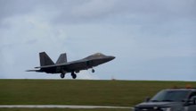 F-22 Raptors At Andersen Air Force Base In Guam
