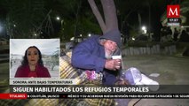 En Sonora, continúan habilitados los refugios temporales por bajas temperaturas
