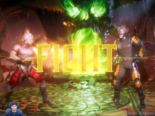 Fujin Vs Nightwolf Hard Level Fight Mortal Kombat 11