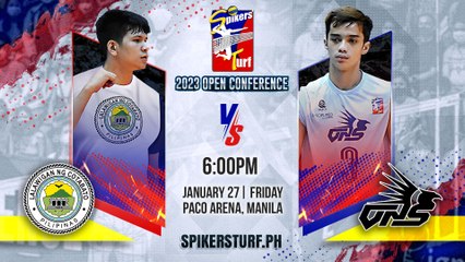 GAME 2 JANUARY 25, 2023 |  VANGUARD VOLLEYBALL TEAM vs NU-ARCHIPELAGO BUILDERS | 2023 SPIKERS' TURF OPEN CONFERENCE