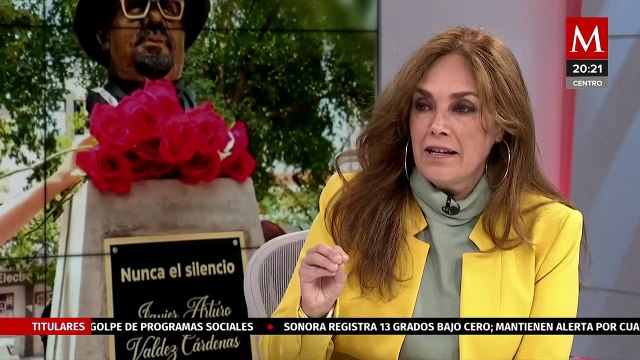 Griselda Triana, viuda del periodista Javier Valdez, exige justicia por su esposo y la extradición de ‘El Mini Lic’