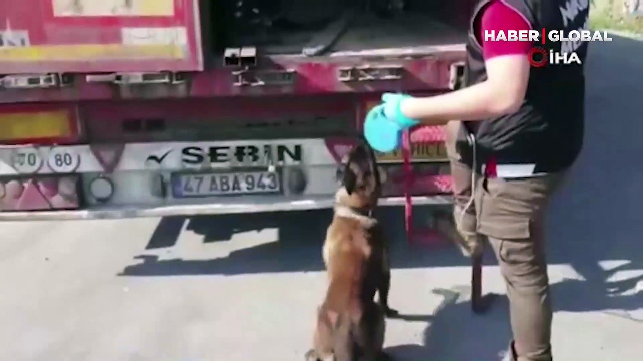 Mersin'de uyuşturucu tırına nefes kesen operasyon
