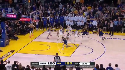 Le panier à la dernière seconde Jordan Poole