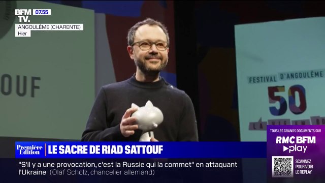 Le dessinateur Riad Sattouf remporte le grand prix d'Angoulême 2023