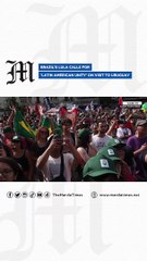 Brazil's Lula calls for 'Latin American unity' on visit to Uruguay