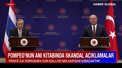 Bakan Çavuşoğlu'dan Pompeo'nun kitabındaki iddialara yanıt