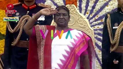 Parade Militer India Lintasi Ibu Kota di Hari Republik ke-74