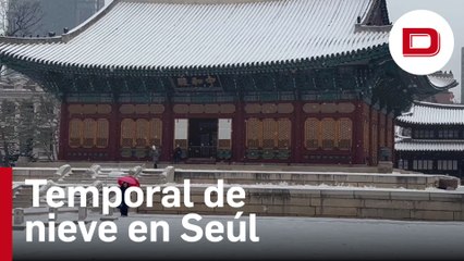 Corea del Sur emite un aviso de fuertes nevadas en Seúl