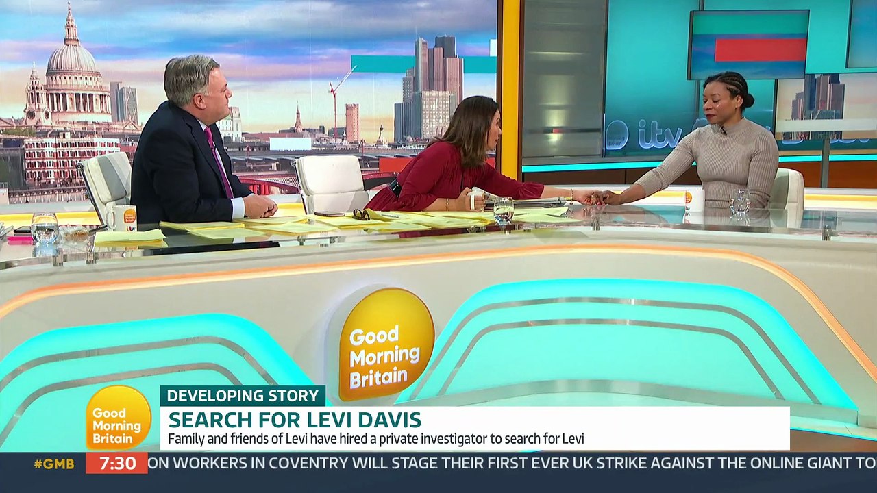 Good Morning Britain on Twitter: "Julie Davis emotionally speaks about the last time she saw her son. Levi Davis has been missing since October last year."