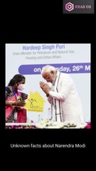 Narendra Modi Unknown Facts