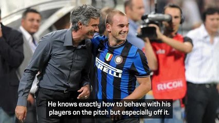 Sneijder declares birthday boy Mourinho as 'number one'