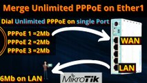 Merge Multi PPPoE Clients on Single Port in MIKROTIK - Multi PPPoE Client on Single Port -- iT info
