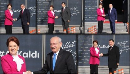 Altılı masanın 11. liderler buluşması başladı