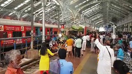 VIDEO: दुनिया के सबसे पुराने भाप इंजन EIR-21 का चेन्नर्ई में हुआ धरोहर परिचालन