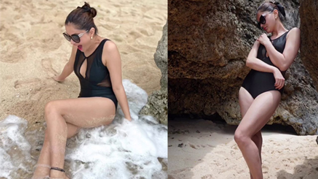 Rubina Dailik Black Monokini समुंदर किनारे Beech पर ढाया कहर Video Viral