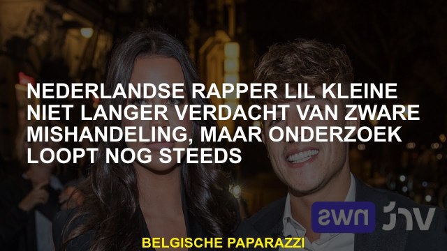 De Nederlandse rapper Lil Kleine verdacht niet langer ernstig misbruik, maar onderzoek is nog steeds