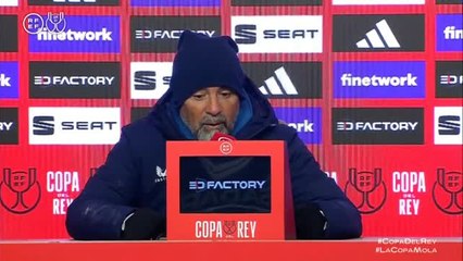 Sampaoli: "Cuando uno juega de esta forma y no recibe lo merecido, recibe un golpe fuerte"