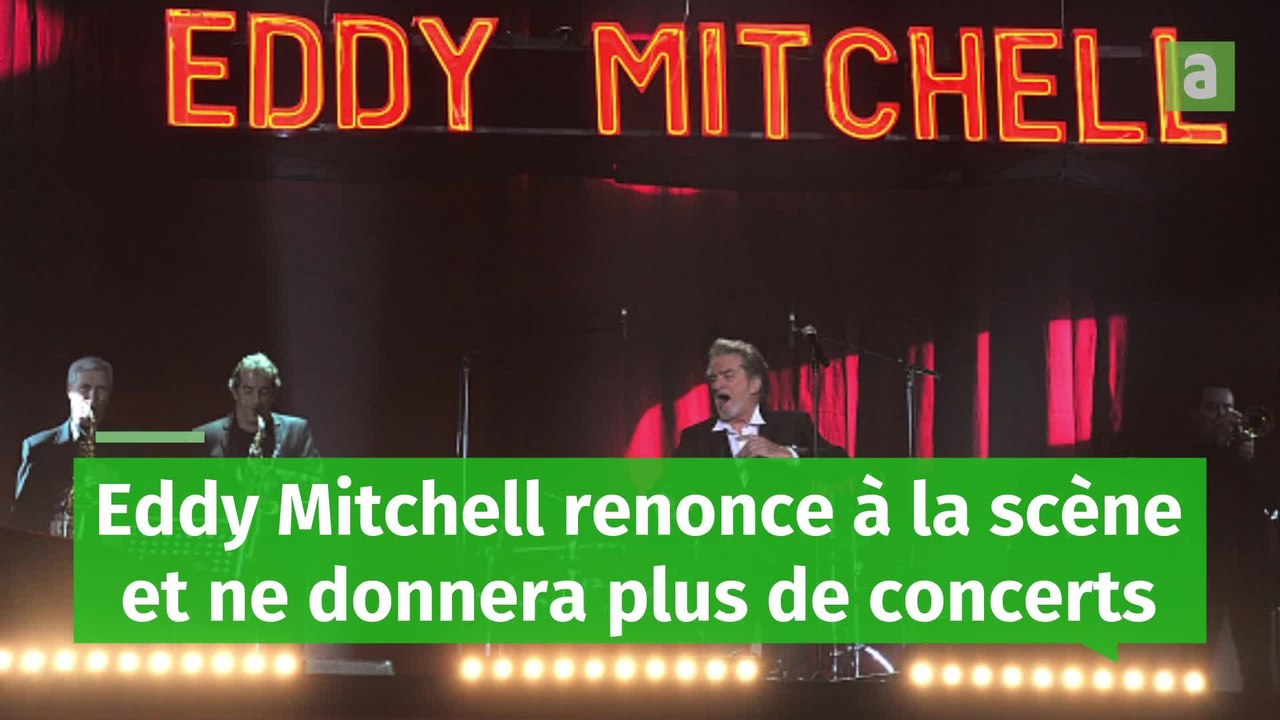 Eddy Mitchell renonce à la scène et ne donnera plus de concerts