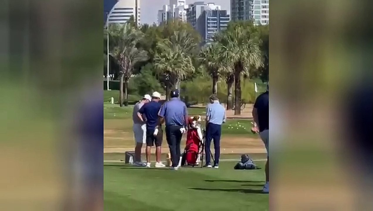 Reed throws tee at McIlroy on driving range