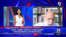 Daniel Abugattás sobre crisis en el país: “Creo que la presidenta debe renunciar”