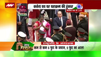 Republic Day 2023 : कर्तव्य पथ पर राष्ट्पति द्रौपदी मुर्मू का आगमन |