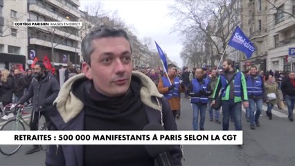 Clément, manifestant dans le cortège parisien : «Il est important qu’on continue de se battre pour nos droits»