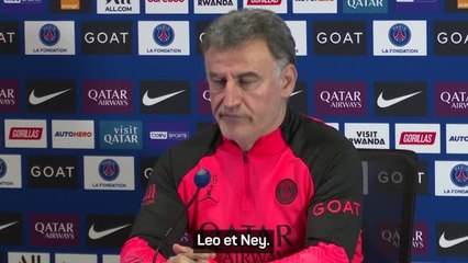 PSG - Galtier sur son trio Mbappé-Neymar-Messi : "Se priver d'eux, ce serait une erreur"