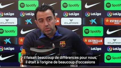 17e j.  - Xavi : "Difficile de remplacer Dembélé"