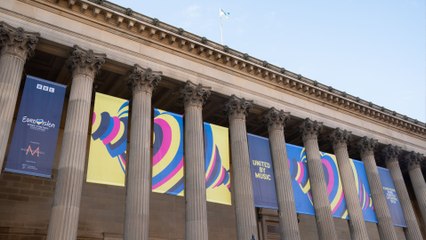 Eurovision 2023: Liverpool slogan and logo unveiled as song contest handover takes place