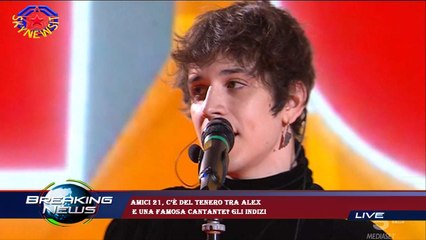Amici 21, c’è del tenero tra Alex  e una famosa cantante? Gli indizi