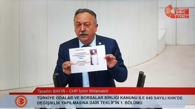 Tacettin Bayır'dan iktidara ''Erdal Bakkal'' göndermesi
