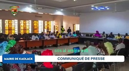 Official Announcement from Kaolack City Hall 🏛️