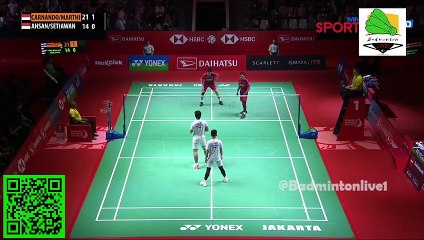 Leo Rolly Carnando/Daniel Marthin vs Hendra Setiawan/Mohammad Ahsan | R16 | INDONESIA MASTERS 2023