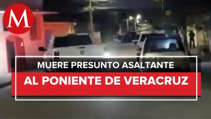 Policía ministerial abate a presunto delincuente en Veracruz