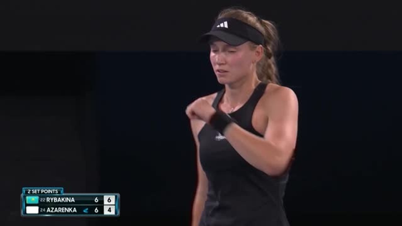 Open d’Australie - Rybakina en finale après sa victoire contre Azarenka