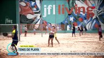 El beach tenis gana popularidad en São Paulo, Brasil