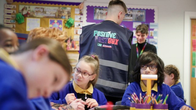 CBBC presenters visit Manchester primary school for anti-bullying campaign