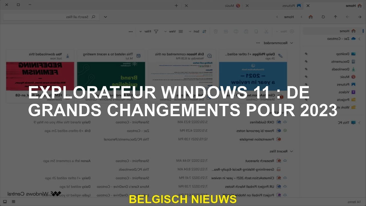 Explorateur de Windows 11: GRANDS modifications pour 2023