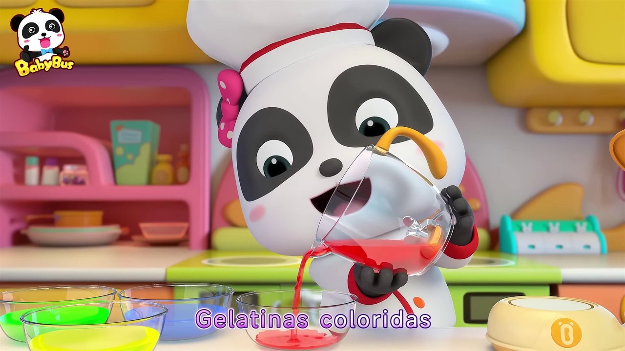 Palomitas y Gelatina Arcoíris | Canción de Colores | Canciones Infantiles | BabyBus en Español