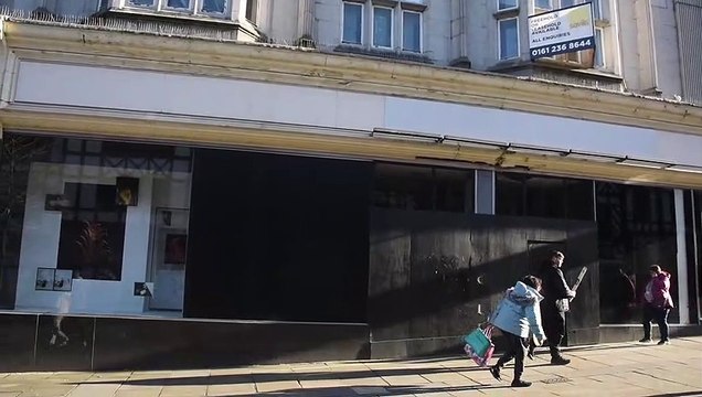 Empty shops in Wigan town centre