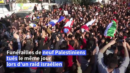 Neuf Palestiniens tués lors d'un raid israélien en Cisjordanie