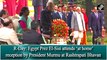 R-Day: Egypt Prez attends ‘at home’ reception by President Murmu at Rashtrapati Bhavan