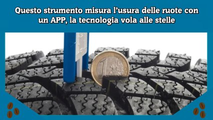 Questo strumento misura l’usura delle ruote con un APP, la tecnologia vola alle stelle