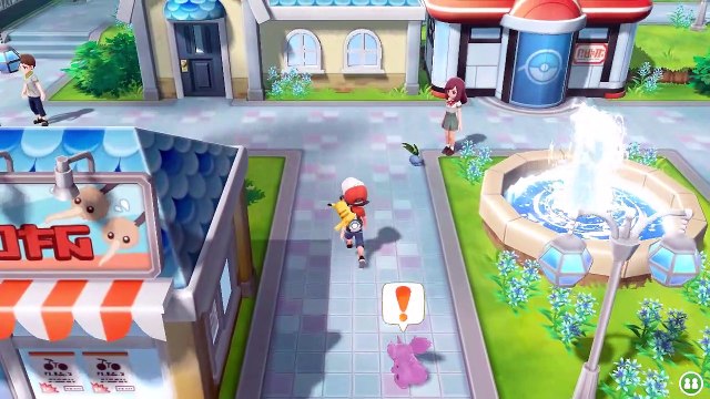 Pokémon Let's Go Pikachu let's play FR #4 - Azuria et ...