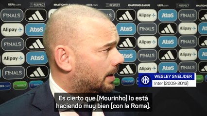 SNEIJDER: "MOURINHO para mí SIEMPRE será el NÚMERO 1 | DIARIO AS