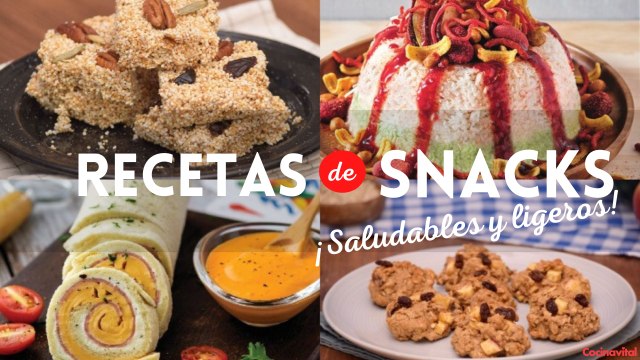 4 recetas de snacks saludables que te ayudarán a perder peso de una vez por todas