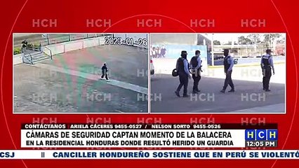 ¡Horror! Cámaras registraron ataque armado contra un guardia en la capital