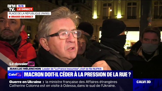 Jean-Luc Mélenchon sur les retraites: Tout le monde sait que c'est une réforme inutile