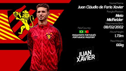 ⚽ JUAN XAVIER (2002) / MEIA / Juan Cláudio de Faria Xavier