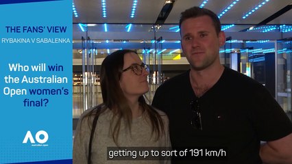 The Fans' View: Rybakina v Sabalenka - Who will win the Australian Open?